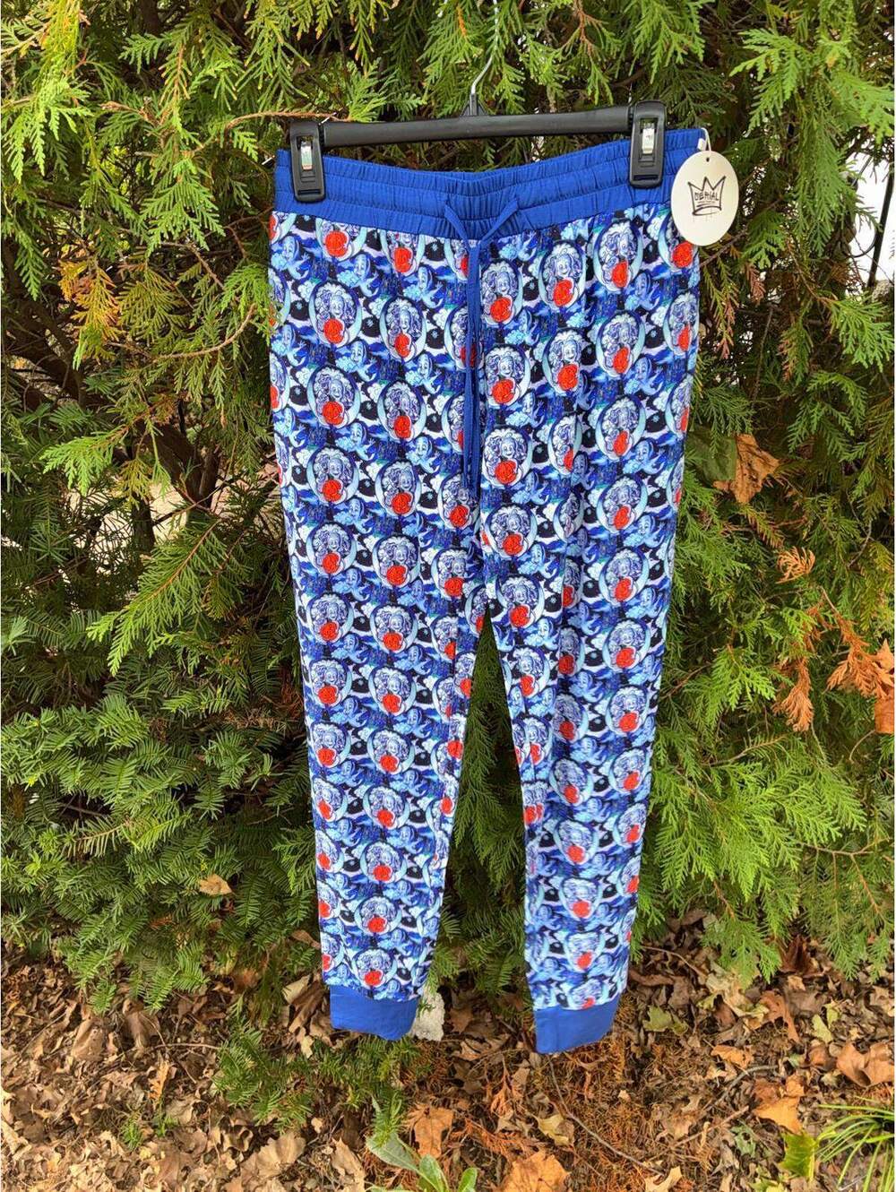 Serial Bamboo Thrifter Friendly Ghosts Adult Joggers XLarge NWT